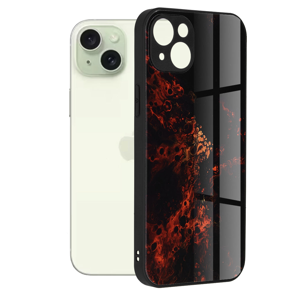 Case for Apple iPhone 15 Plus, Techsuit, Glaze, Red