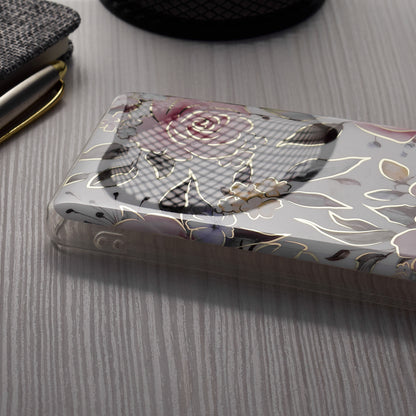 Case for Apple iPhone 15 Plus, Techsuit, Marble, White