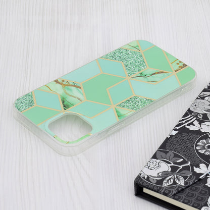 Калъф за Apple iPhone 15 Plus, Techsuit, Marble, Зелен