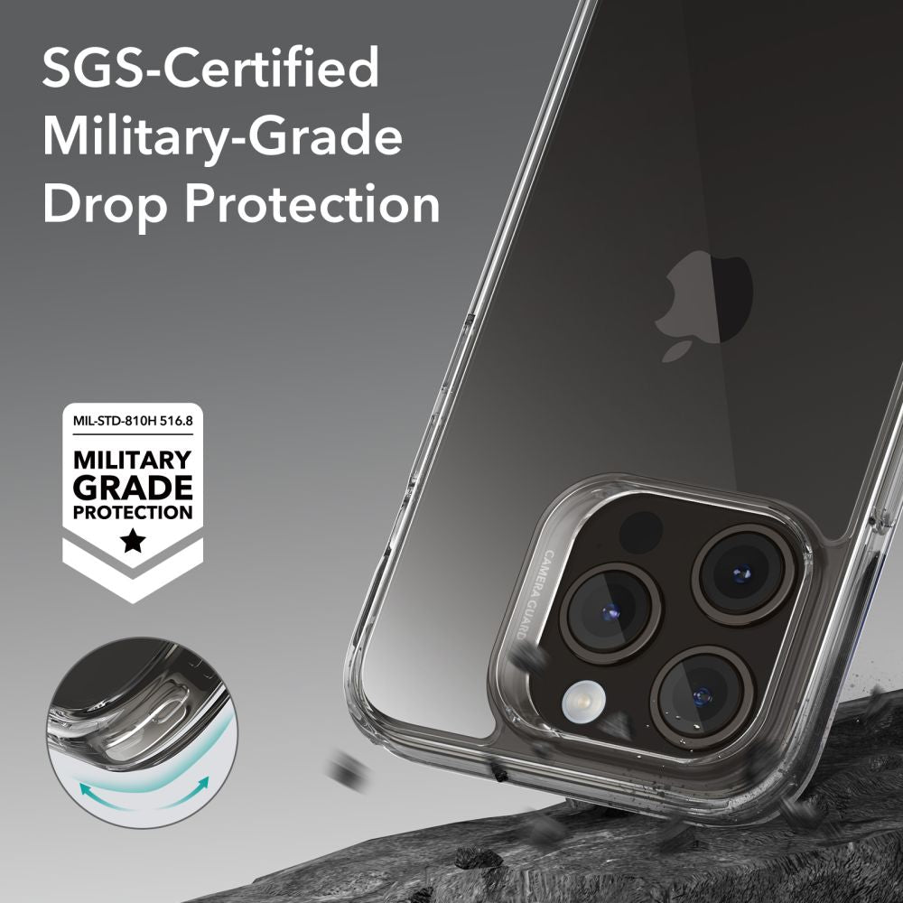 Калъф за Apple iPhone 15 Pro, ESR, Ice Shield, Прозрачен