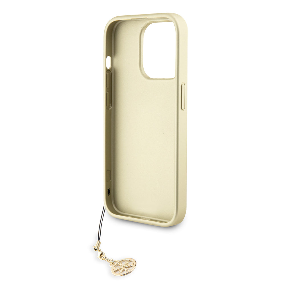Калъф за Apple iPhone 15 Pro, Guess, 4G Charm, Сив