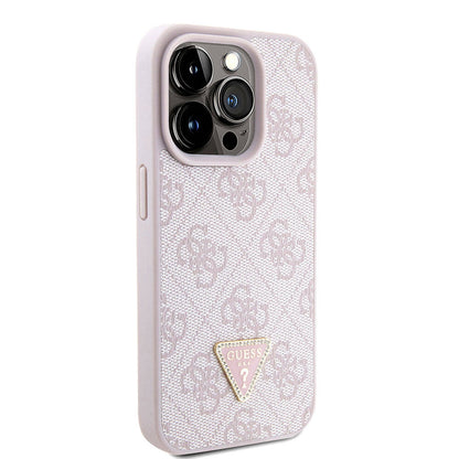 Case for Apple iPhone 15 Pro, Guess, Crossbody 4G Metal Logo, Pink