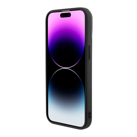 Калъф за Apple iPhone 15 Pro, Guess, PU Square Mirror Script Logo, Черен GUHCP15LPMSDGSK