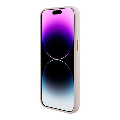 Калъф за Apple iPhone 15 Pro Max, Guess, 4G Strass Metal Logo, Розов