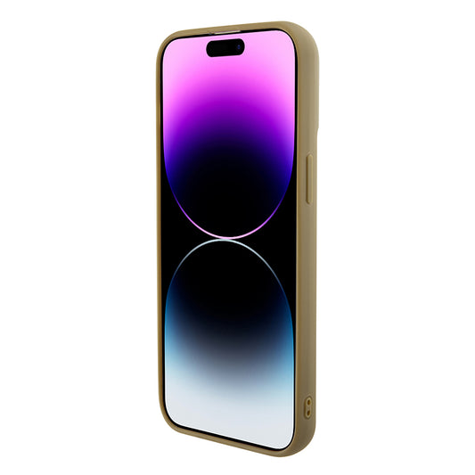 Калъф за Apple iPhone 15 Pro Max, Guess, Disco Metal Script, Златист