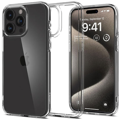 Калъф за Apple iPhone 15 Pro Max, Spigen, Ultra Hybrid, Прозрачен