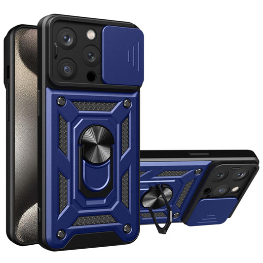 Калъф за Apple iPhone 15 Pro Max, Techsuit, CamShield, Син