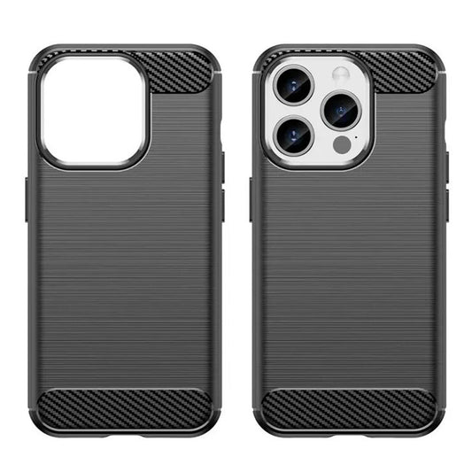 Калъф за Apple iPhone 15 Pro Max, Techsuit, Карбон, Черен