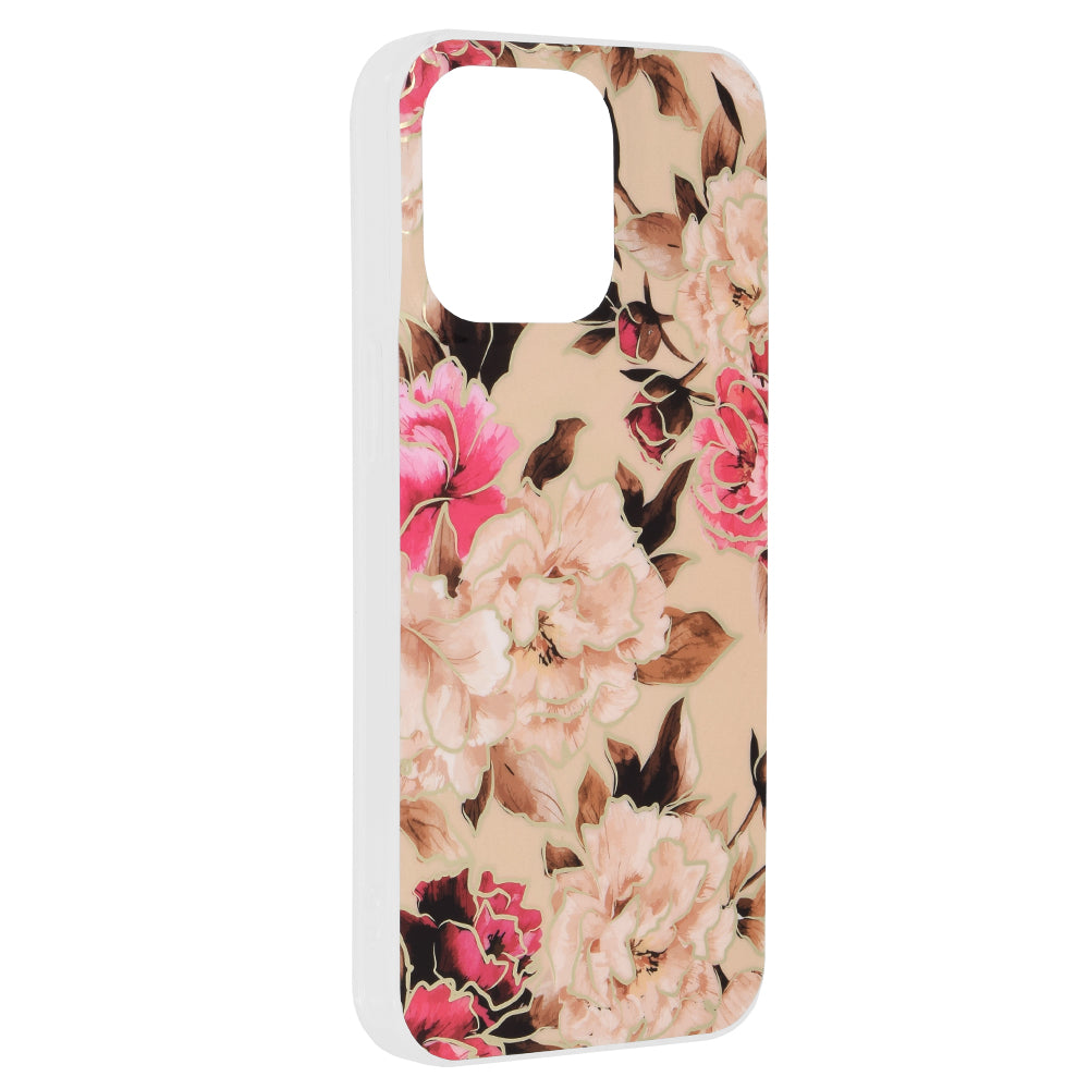 Калъф за Apple iPhone 15 Pro Max, Techsuit, Marble, Бежов
