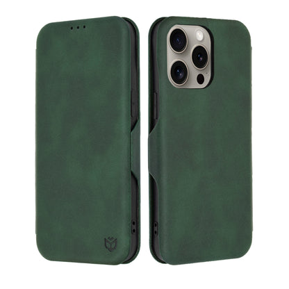 Калъф за Apple iPhone 15 Pro Max, Techsuit, Safe Wallet Plus, Зелен
