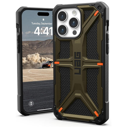 Калъф за Apple iPhone 15 Pro Max, Urban Armor Gear, Monarch Kevlar, Зелен