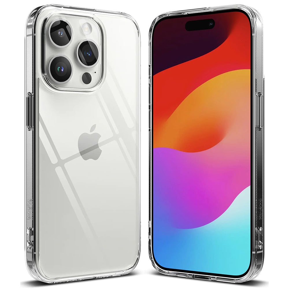Калъф за Apple iPhone 15 Pro, Ringke, Fusion, Прозрачен