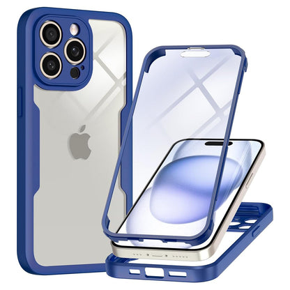 Калъф за Apple iPhone 15 Pro, Techsuit, ColorVerse 360, Син