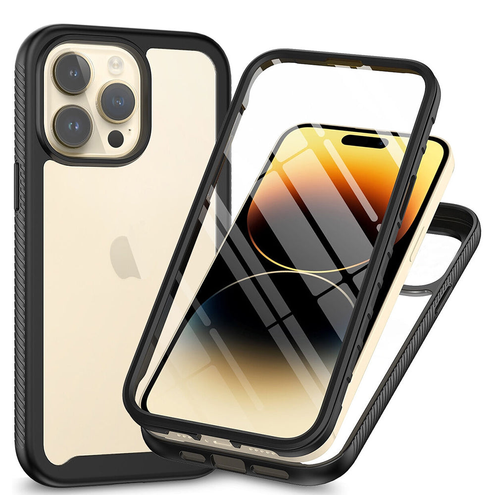 Калъф за Apple iPhone 15 Pro, Techsuit, Defense360 Pro, Черен