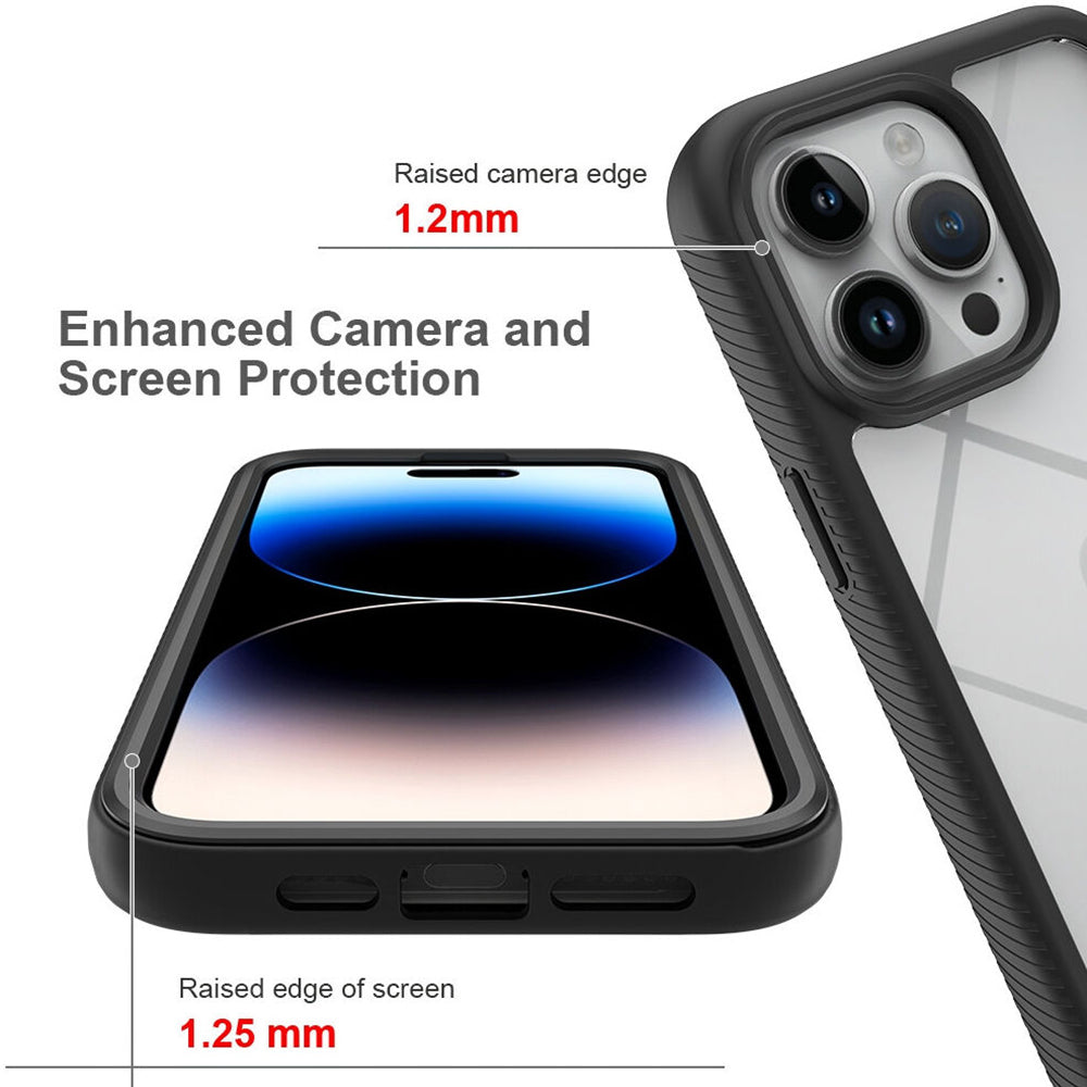 Калъф за Apple iPhone 15 Pro, Techsuit, Defense360 Pro, Черен