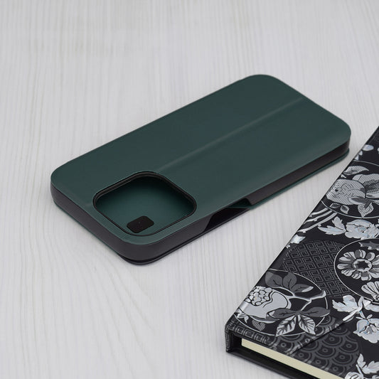 Калъф за Apple iPhone 15 Pro, Techsuit, eFold, Зелен