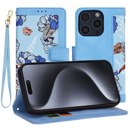 Калъф за Apple iPhone 15 Pro, Techsuit, FlipCraft, Bleu
