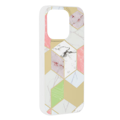 Калъф за Apple iPhone 15 Pro, Techsuit, Marble, Лилав