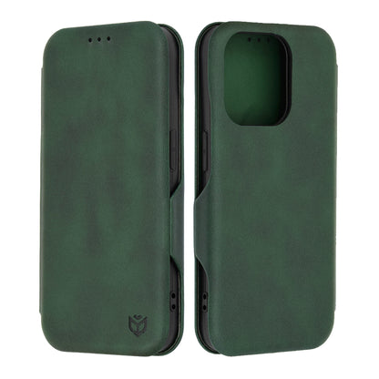 Калъф за Apple iPhone 15 Pro, Techsuit, Safe Wallet Plus, Зелен