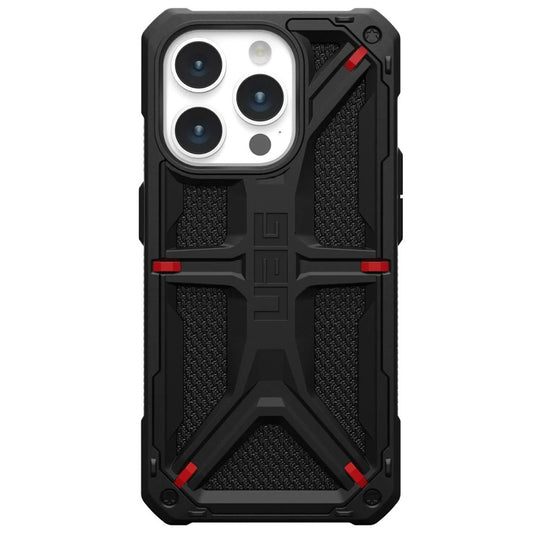 Калъф за Apple iPhone 15 Pro, Urban Armor Gear, Monarch Kevlar, Черен