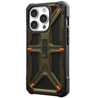 Калъф за Apple iPhone 15 Pro, Urban Armor Gear, Monarch Kevlar, Зелен