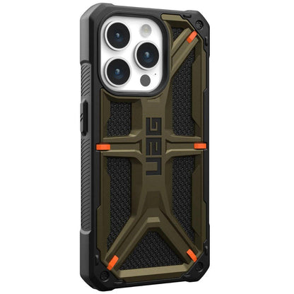 Калъф за Apple iPhone 15 Pro, Urban Armor Gear, Monarch Kevlar, Зелен