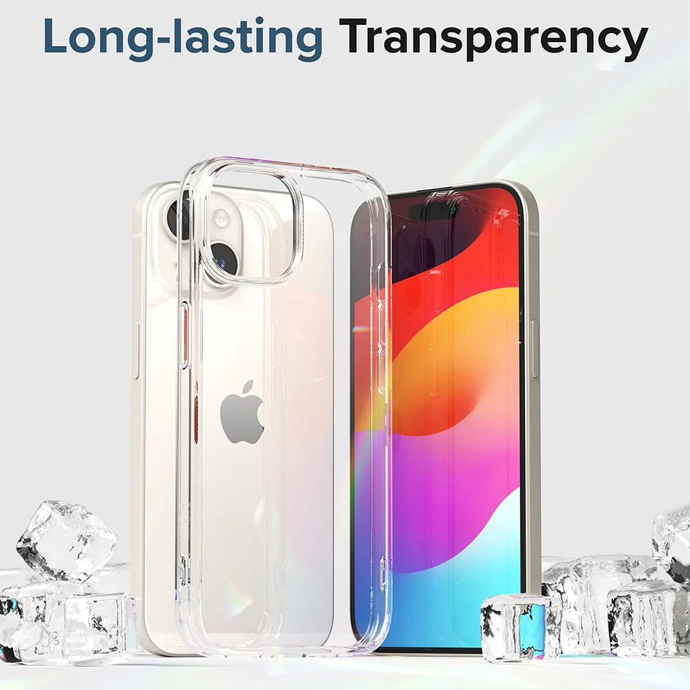 Калъф за Apple iPhone 15, Ringke, Fusion, Прозрачен