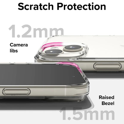 Калъф за Apple iPhone 15, Ringke, Fusion, Прозрачен