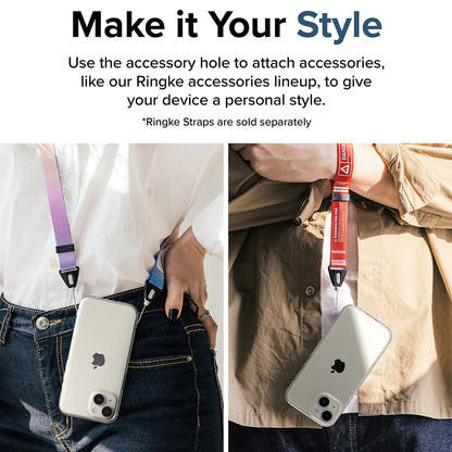 Калъф за Apple iPhone 15, Ringke, Fusion, Прозрачен