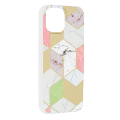 Калъф за Apple iPhone 15, Techsuit, Marble, Лилав