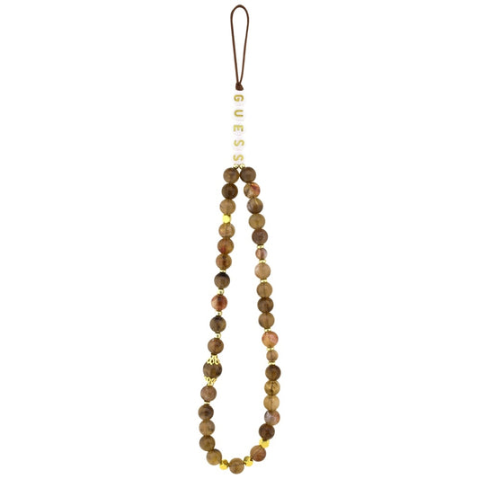 Калъф за Apple iPhone 16, Guess, 4G Classic Logo with Strap, Кафяв