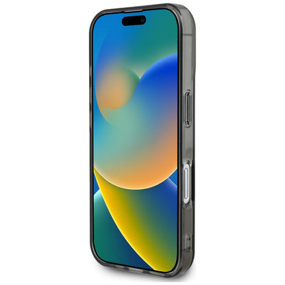 Калъф за Apple iPhone 16, Karl Lagerfeld, IML Rhinestones Karl's Head, Черен