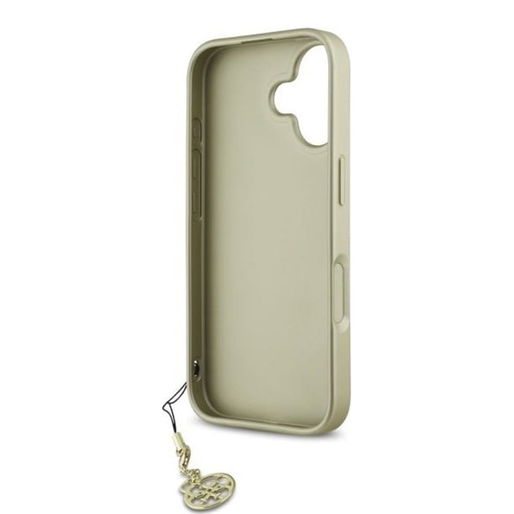 Калъф за Apple iPhone 16 Plus, Guess, 4G Charm, Черен