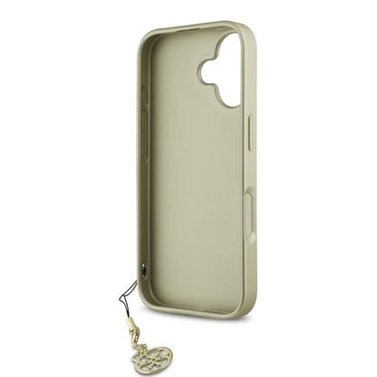 Калъф за Apple iPhone 16 Plus, Guess, 4G Charm, Черен