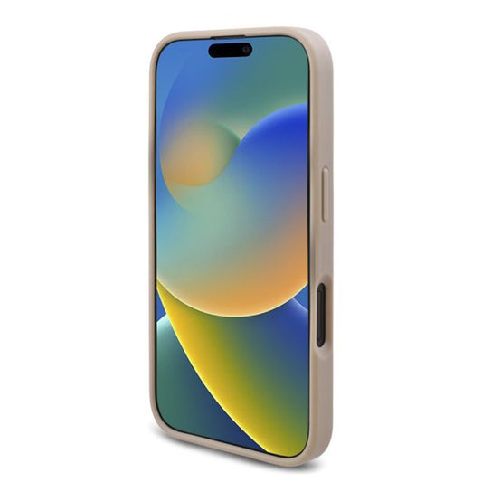 Калъф за Apple iPhone 16 Plus, Guess, 4G Triangle Logo, Бял