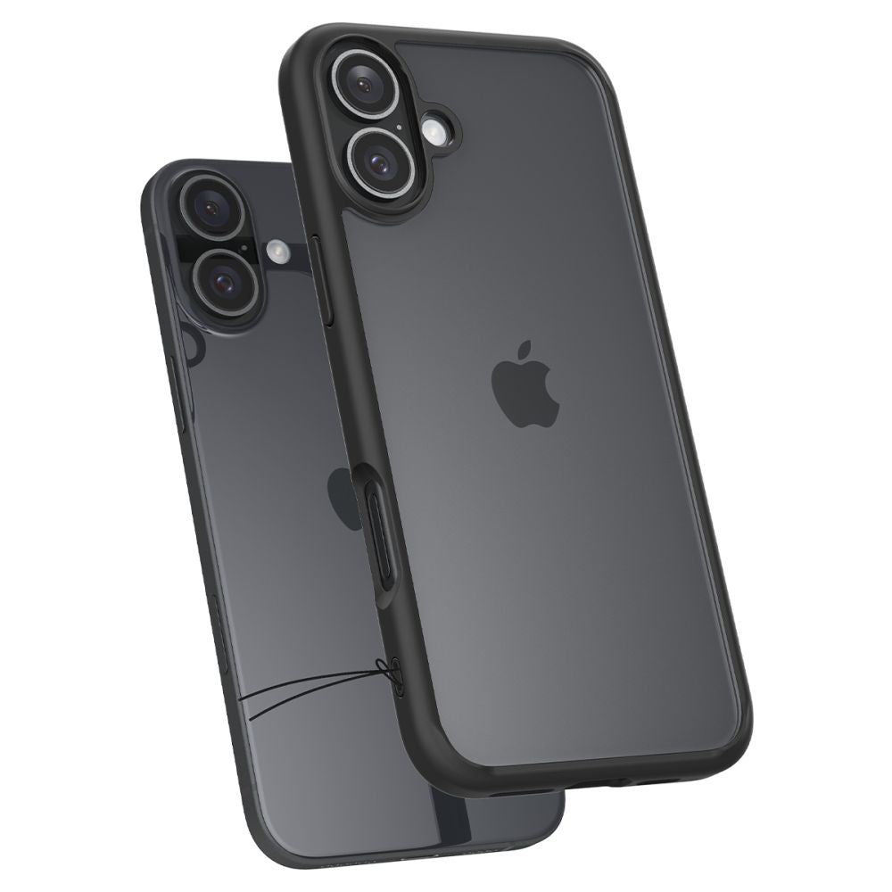 Калъф за Apple iPhone 16 Plus, Spigen, Ultra Hybrid, Матово Черен