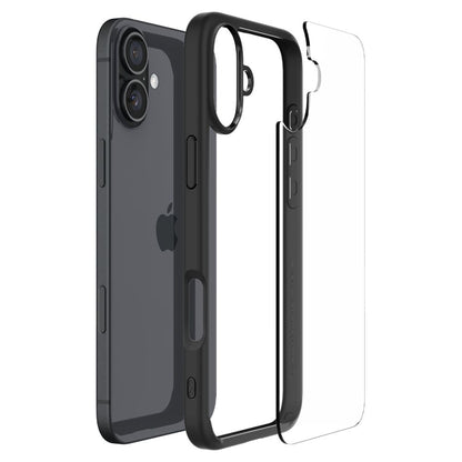 Калъф за Apple iPhone 16 Plus, Spigen, Ultra Hybrid, Матово Черен