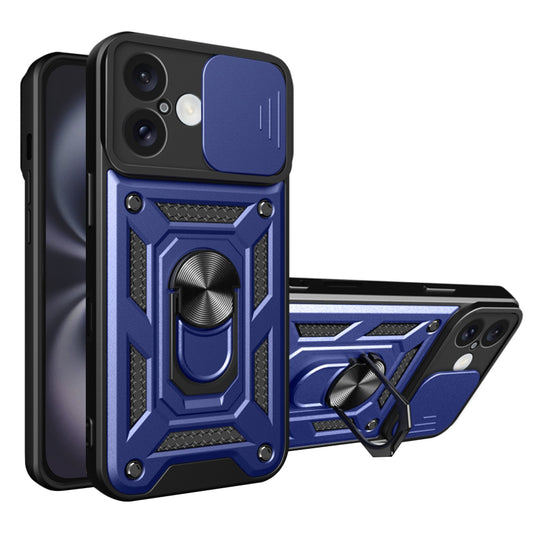 Калъф за Apple iPhone 16 Plus, Techsuit, CamShield, Син