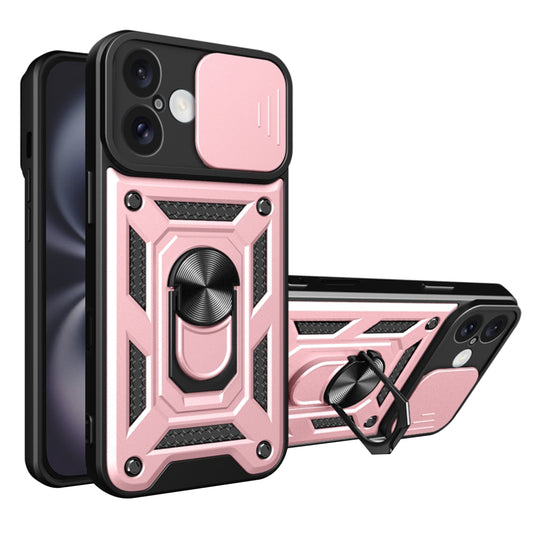 Калъф за Apple iPhone 16 Plus, Techsuit, CamShield, Розов