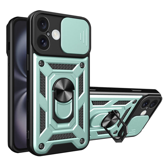 Калъф за Apple iPhone 16 Plus, Techsuit, CamShield, Зелен