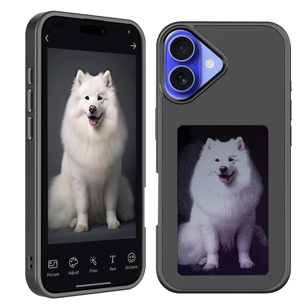 Калъф за Apple iPhone 16 Plus, Techsuit, SmartScreen NFC, Черен