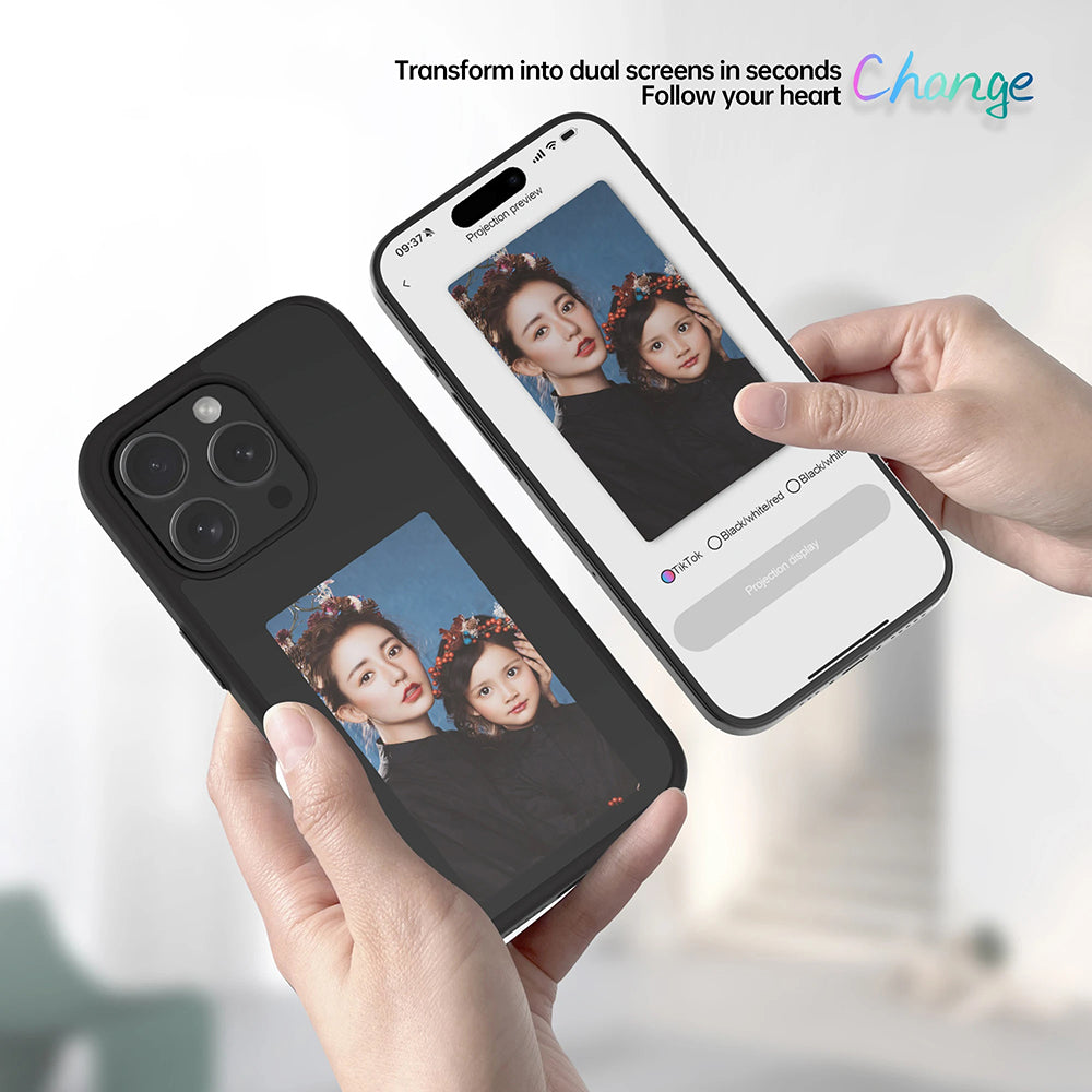 Калъф за Apple iPhone 16 Plus, Techsuit, SmartScreen NFC, Черен