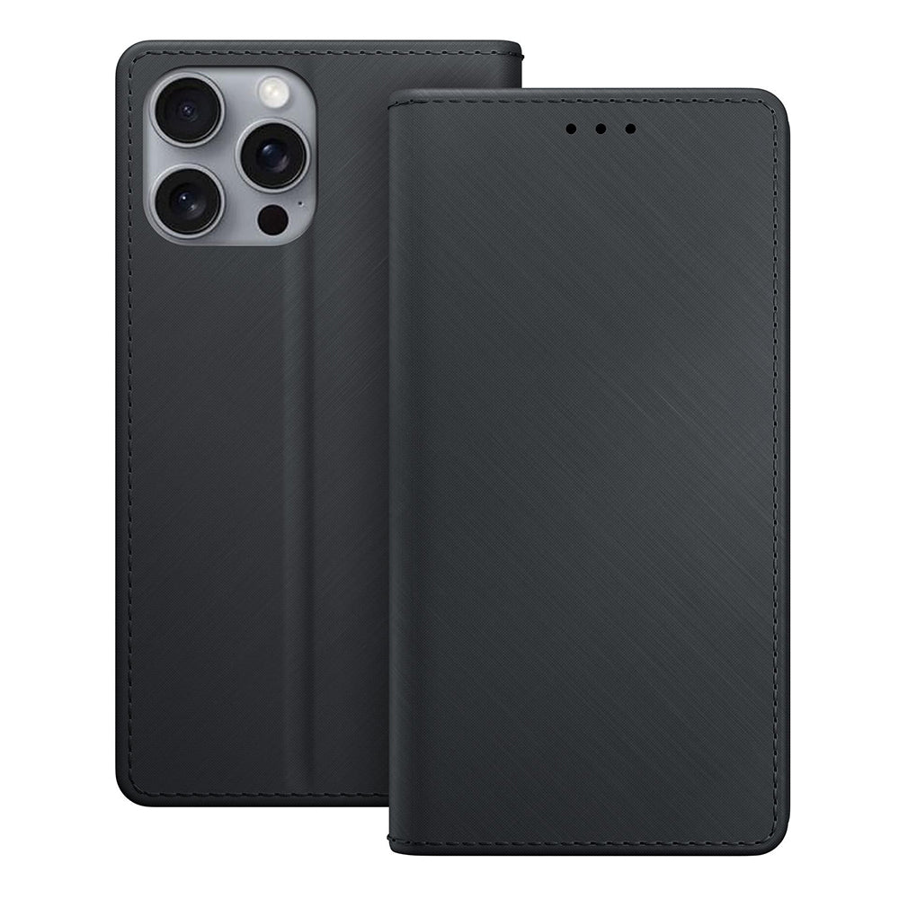 Калъф за Apple iPhone 16 Pro, 3MK, Wallet, Черен