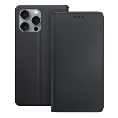 Калъф за Apple iPhone 16 Pro, 3MK, Wallet, Черен