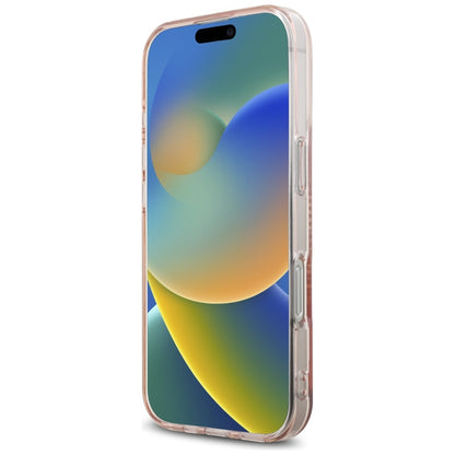 Калъф за Apple iPhone 16 Pro, Karl Lagerfeld, IML Rhinestones Karl's Head, Розов