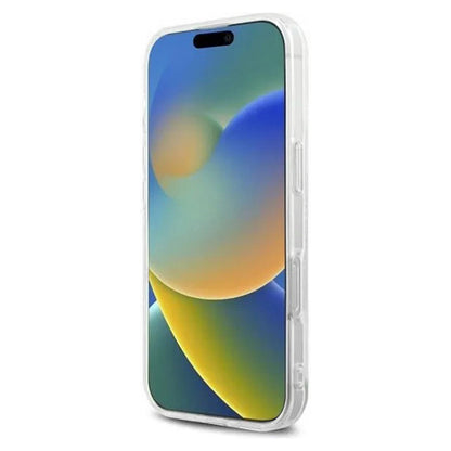 Калъф за Apple iPhone 16 Pro, Karl Lagerfeld, IML Rhinestones Karl's Head, Прозрачен