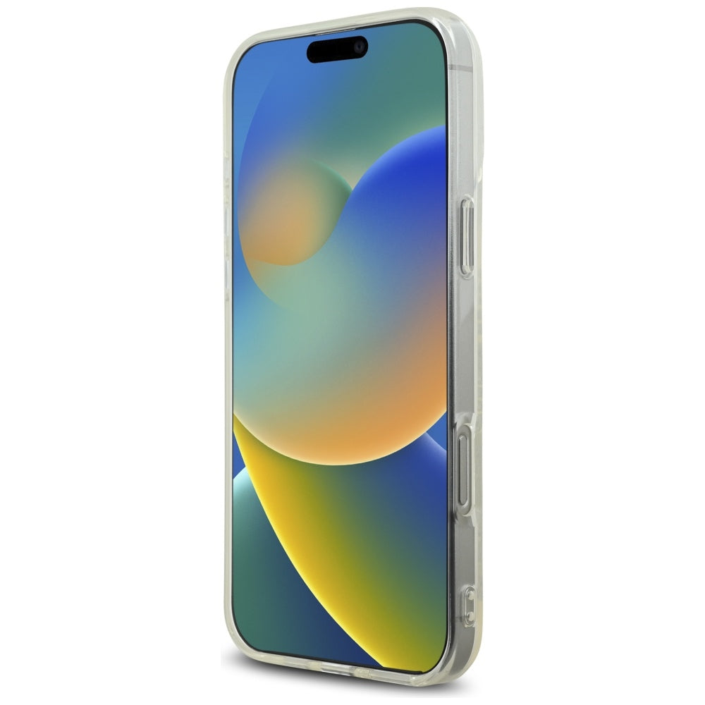 Калъф за Apple iPhone 16 Pro, Karl Lagerfeld, IML Rhinestones Transparent Logo, Прозрачен