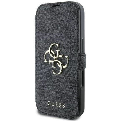 Калъф за Apple iPhone 16 Pro Max, Guess, 4G Book, Черен
