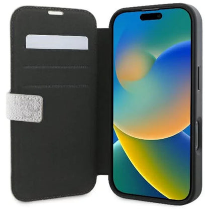 Калъф за Apple iPhone 16 Pro Max, Guess, 4G Book, Розов