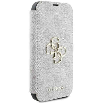 Калъф за Apple iPhone 16 Pro Max, Guess, 4G Book, Розов